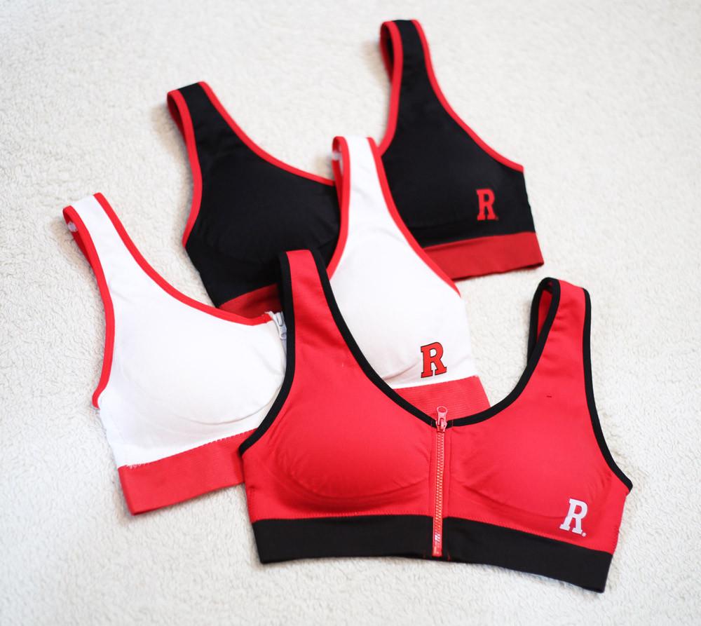 Tops - Rutgers Zip Front Bra