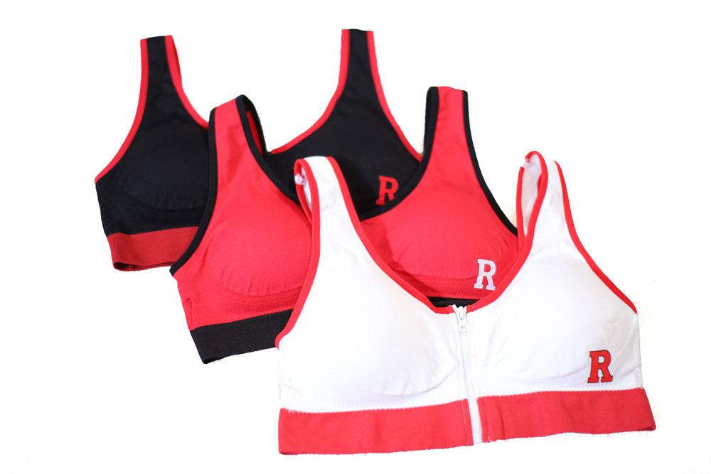 Tops - Rutgers Zip Front Bra
